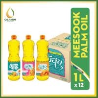 ราคา มีสุข น้ำมันปาล์ม ขนาด 1 ลิตร 12 ขวด (อย./ฮาลาล) 1 ลัง ต่อ 1 คำสั่งซื้อ (56005297933)