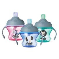 ราคา Tommee Tippee First Straw Cup (150ml) ถ้วยฝึกขวดนมพร้อมหลอด Botol Air Budak Perempuan , Lelaki (23643390863)