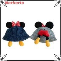ราคา NORBORTO หมวกคาวบอย, หมวกชาวประมง Disney Mickey Mouse การ์ตูนน่ารัก, หมวกกันแดดระบายอากาศแฟชั่น (52854442658)