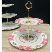ราคา ชั้นขนม Royal Albert Bone China Lady Carlyle 1944 (29426741271)