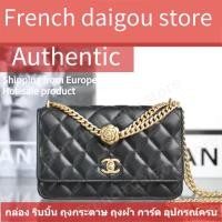 ราคา ชาแนล CHANEL 23S Lambskin Mini WOC Chain Bag สุภาพสตรี กระเป๋าสะพายไหล่ (25303010146)