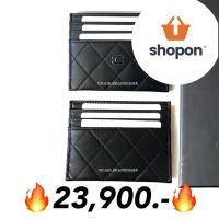 ราคา New chanel card holder โลโก้ดำ สวยมาก ใส่บัตรสวยๆ (53403258531)