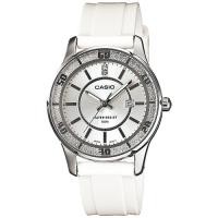 ราคา รุ่นใหม่ นาฬิกาข้อมือผู้หญิง Casio Standard รุ่น LTP-1358-7A สายเรซิ่นสีขาว หน้าปัดหรู ใหม่ แท้