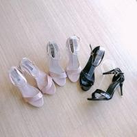 ราคา รองเท้าส้นเข็มเปิดข้างหนังแก้ว (4964149039)