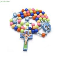 ราคา เจนนิเฟราฟ การ์ตูนพระเยซูสําหรับข้ามลูกประคําสร้อยคอจี้แขวนลูกปัดโซ่ (52055419382)