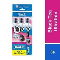 ราคา Oral-B Ultrathin Black Tea Gum Care (3 แปรง) (51604907178)