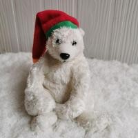 ราคา ตุ๊กตาหมีขาว​ หมีขั้วโลก​ Polar Bear​ ตุ๊กตาสัตว์ ตุ๊กตามือสอง ตุ๊กตาคริสต์มาส (4319008965)