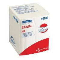 ราคา แผ่นเช็ดอุตสาหกรรม X80 (Wypall* X80 Quater Fold Wipers) - 94102 (11487553542)