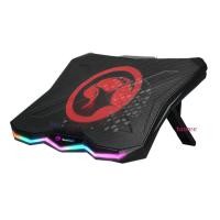 ราคา Marvo FN-40 มีไฟ RGB สวย Fan Notebook พัดลม ระบายความร้อน ได้ถึง 17นิ้ว Cool RGB LED Backlgiht สีดำ (5132134941)