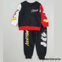 ราคา 2-6Y ️ H&M Mickey kids baby Sweatshirts ชุดเสื้อแจ็คเก็ตมีฮู้ด (46204668876)