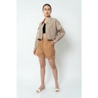ราคา Cottonink - เสื้อแจ็คเก็ตผู้หญิง Camel Plath (43405807062)