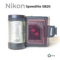 ราคา แฟลช Nikon Speedlight SB20 Shoe Mount Flash (29957759875)