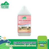 ราคา GREEN HOUSE น้ำยาทำความสะอาดพื้น (ฆ่าเชื้อโรค) กลิ่น Flora 3.8 ลิตร FLOOR DISINFECTANT (12936605477)