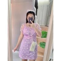 ราคา สาวอวบ เดรสฟรุ้งฟริ้งลายดอกเดซี่ พร้อมส่ง (7051330121)