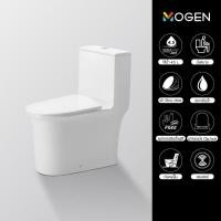 ราคา MOGEN MOS66(ECO) โถสุขภัณฑ์ชิ้นเดียว (ฝา Slow Close) FLUSH SENSOR สีขาว (14395766313)