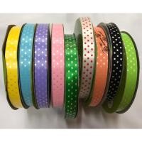 ราคา ริบบิ้น ริบบิ้นพับเหรียญTW ริบบิ้นลายจุด เบอร์2 (2034273378)