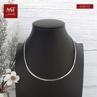 ราคา MT สร้อยคอโช๊คเกอร์ เงินแท้ โช๊คเกอร์แข็ง แบบเรียบ ยาว 16 นิ้ว Choker (sck032) MT Jewelry มณีธารา (1255701740)