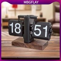 ราคา [mbgflay] Flip Desk Clock Digital Auto Flip Clock Multifunctional Decor Mechanical Flip (47001704013)