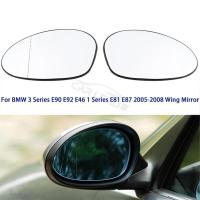ราคา อุ่นกระจกมองข้างกระจกเลนส์สําหรับ BMW 3 Series E90 E92 E46 1 Series E81 E87 2005-2008 กระจกด้านนอก 51167145267/268 (44225876670)