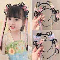 ราคา สาวกลางฤดูใบไม้ร่วงHeadpiece Elegant Faux Braidเด็ก-ปลอดภัยผมHoopผีเสื้อFairyวิกผมVine Hanfuสไตล์เจ้าหญิงแถบคาดศีรษะคลาสสิกผมHoop (26637277118)