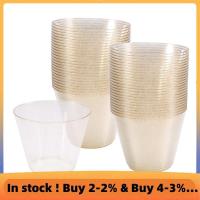 ราคา ถ้วยพลาสติกสีทองแก้วไวน์พลาสติกใส,ถ้วยพลาสติกแข็งแบบใช้แล้วทิ้งแฟนซีพร้อมกลิตเตอร์สีทองสําหรับถ้วยปาร์ตี้ (41327872137)