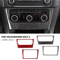 ราคา สําหรับ Volkswagen Golf 6 Gti R MK6 2008-2012 คาร์บอนไฟเบอร์ Auto Central Control CD แผงสติกเกอร์ตกแต่ง Accesorios Para Auto (51602748734)