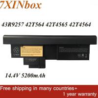 ราคา 7XINbox 14.4V 5200MAh แบตเตอรี่แล็ปท็อป42T4657 43R9257 42T564 42T4564 42T4565 42T4658สำหรับ Lenovo ThinkPad X201T X200T (23126090388)