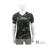 ราคา เสื้อยืดทหาร ลายพราง ดิจิตอล คอวี ใส่เป็น เสื้อซับในทหาร เสื้อรองในทหาร กองทัพบก ทบ. (A031V) (10403044190)