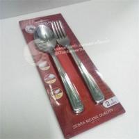 ราคา ช้อนส้อม ม้าลาย 1 แพค มี 2 คู่ ไม่จิกตา ช้อนส้อม ตราหัวม้าลาย อย่างดี เนื้อหนา แข็งแรง ไม่บิดงอ เงางาม (7069363831)