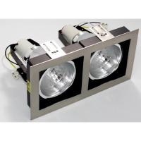 ราคา โคมดาวน์ไลท์ เหลี่ยม คู่ DC DL-778-3.5-2-SN 3.5" เงิน (12960047582)