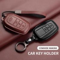 ราคา Toyota Car Key Leather Smart Remote Cover Fob Case Pouch Keyring Toyota key case/Altis Camry PRIUS R (29229190709)
