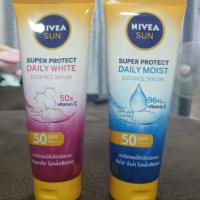 ราคา Nivea Sun Super Protect Daily Moist Essence Serum SPF50 PA+++ 180ml (นีเวีย ซัน ซูเปอร์ โพรเท็ค เดลี่ มอยส์ เอสเซนส์ เซรั่ม เอสพีเอฟ50 พีเอ +++ 180 มล.)