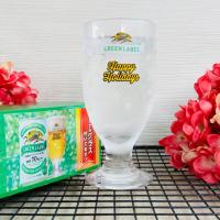 ราคา แก้วเบียร์มีฐาน KIRIN GREEN LABEL ขนาดเล็ก มือสอง จากญี่ปุ่น (27675813555)