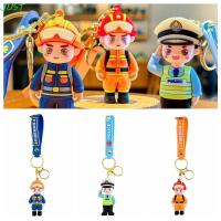 ราคา JUST Fireman พวงกุญแจ, น่ารัก Delicate Police ตุ๊กตาจี้พวงกุญแจ, ทนทานการ์ตูนแฟชั่น Creative Car Key Chain กระเป๋าแขวน (55254579844)