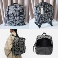 ราคา พร้อมส่ง Marimekko Zip Top Backpack unikko (grey,light green,black) กระเป๋าสะพาย เป้สะพายหลัง (28522406998)