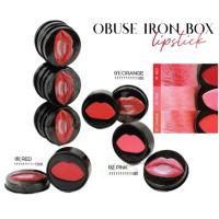 ราคา OBUSE IRON BOX LIPSTICK (OB1384) โอบิวซ์ ไอรอน บ็อกซ์ ลิปสติก x 1 ชิ้น abcmall (29868148740)