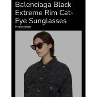 ราคา Balenciaga Black Rim sunglasses (41264923366)
