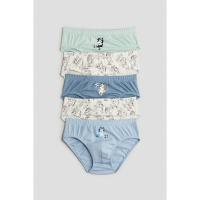 ราคา H&M(เอชแอนด์เอ็ม) แพ็ค 5 ตัว กางเกงในบอยส์พิมพ์ลาย Boys 5-pack printed boys’ briefs 0962863_16 (44155693744)