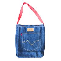 ราคา Pom N Jeans กระเป๋ายีนส์วินเทจ สายแดง (6804211529)