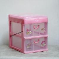 ราคา ลิ้นชัก​ mymelody ฝาบนเปิดได้ ใส่A4​ได้​ NO.5891 (6011773003)