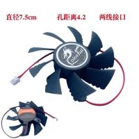 ราคา สีสัน Rainbow 240 440 630 9800GT 9600GT 9600GSO Gold Edition พัดลมกราฟิก Static (55454279525)