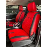 ราคา หุ้มเบาะสวมทับตรงรุ่น mazda Bt-50 Pro cab คุ่หน้า ลายสปอร์ต สีแดงขอบดำ (19195739517)