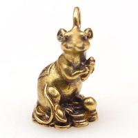 ราคา OZTH 2020 ของขวัญปีใหม่ Luy หนูปีโต๊ะตกแต่งทองแดงความมั่งคั่งหนูตุ๊กตา วารี่ (53005152498)