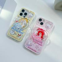 ราคา พร้อมส่งในไทย‍♀️ T5S110 ไอริงนางเงือก, อลิซ + Griptok หัวใจใส สำหรับ iPhone เคสไอโฟน 13Pro,13Promax,14,14Pro,14Proma (44653474808)