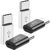 ราคา อะแดปเตอร์ Micro USB to USB C (4 แพ็ค), Micro-USB Female to USB-C Male OTG Adapter เข้ากันได้กับ Samsung Galaxy, LG, Huawei, โทรศัพท์ Type-C, แท็บเล็ต และอื่นๆ (2 สีดําและสีขาว 2 อัน) (48251894760)