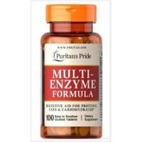 ราคา (ไซส์ใหญ่ คุ้มกว่า) Multi Enzyme Formular / 100 taplets(ช่วยย่อยอาหาร ) Puritan’s Pride (5204086954)