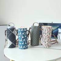 ราคา ถ้วยเก็บอุณหภูมิ กันกระแทก แฟชั่นเด็กไหล่ กระเป๋าสะพายข้าง เคสป้องกันถ้วยน้ํากระเป๋าผ้าฝ้ายผ้าลินินผ้าใบขวดน้ํากระเป๋า (24828336291)