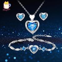 ราคา ต่างหูสร้อยข้อมือหรูหรารูปหัวใจพร้อมกล่องของขวัญดอกไม้กุหลาบเทียมสำหรับวันวาเลนไทน์และวันครบรอบ (47455549399)