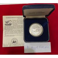 ราคา เหรียญ​เงิน​ขัดเงา​200บาทกองทุนคุ้มครอง​สัตว์ป่า​โลก ปี2530 ไก่ฟ้าพญาลอ (16793943528)