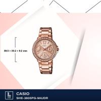 ราคา นาฬิกาข้อมือ casio sheen รุ่น SHE-3805PG-9AUDR (1267805531)